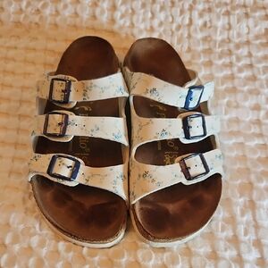 Floral Birkenstocks Size 10